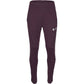 JDH Performance broek voor heren in aubergine, vooraanzicht met JDH-logo