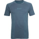 JDH Seamless shirt met korte mouwen voor heren in blauw, vooraanzicht met logo
