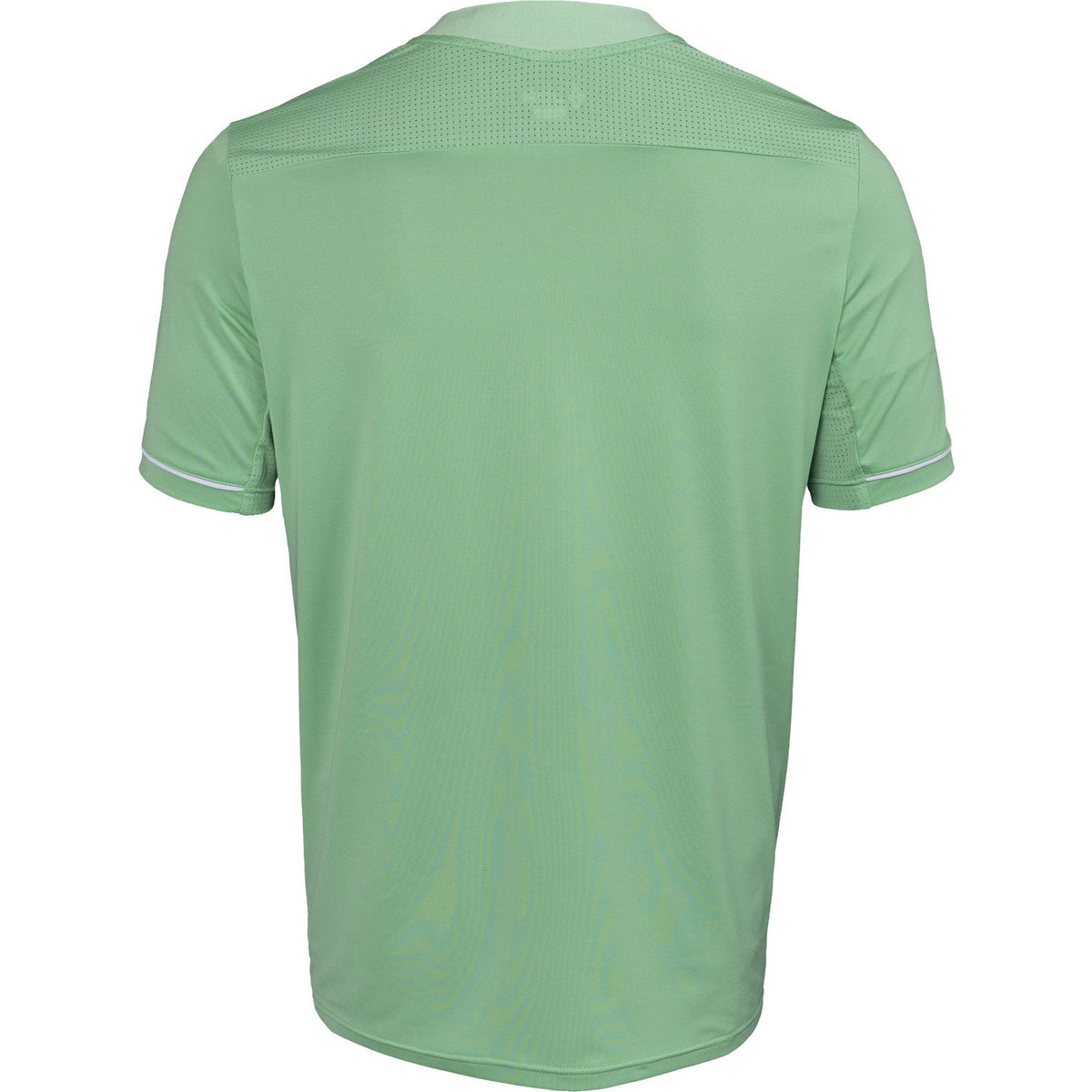 Achterkant van het lichtgroene JDH T-Shirt Carbon Pro met fijne stippenstructuur