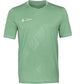 Vooraanzicht van het lichtgroene JDH T-Shirt Carbon Pro met wit JDH-logo op de borst