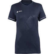 JDH T-Shirt Carbon W Pro Navy, Vorderansicht mit weißen Paspeln
