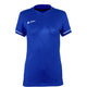 JDH Carbon W Pro T-shirt voor dames in kobaltblauw, vooraanzicht met witte bies