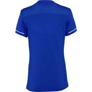 Achterzijde van het kobaltblauwe JDH Carbon W Pro T-shirt voor dames