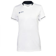JDH T-Shirt Carbon W Pro White, vooraanzicht met donkere schouderbiezen