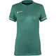 Donkergroen JDH Carbon W Pro T-shirt voor dames met V-hals en JDH-logo