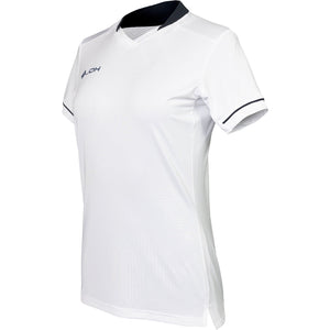 JDH T-shirt Carbon W Pro White, vue de profil avec fente dans l’ourlet allongé