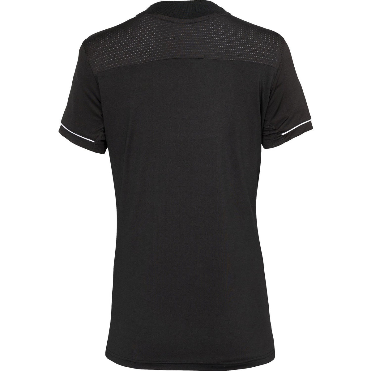 Achterzijde van het zwarte JDH Carbon W Pro T-shirt voor dames
