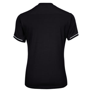 Achterzijde van het zwarte JDH Pro Tech damesshirt