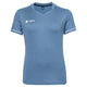 JDH Pro Tech damesshirt in lichtblauw met JDH-logo op de borst