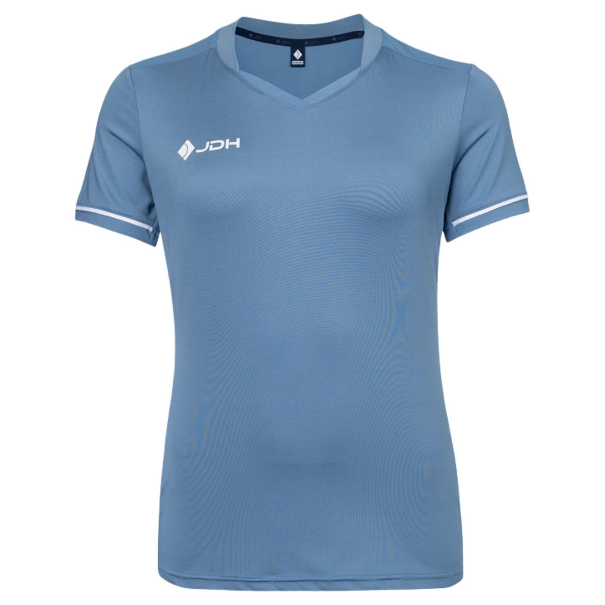 JDH Pro Tech damesshirt in lichtblauw met JDH-logo op de borst
