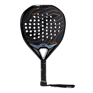 Joma Blast Pro Hrd 2026 padelracket in zwart met koperen accenten, vooraanzicht