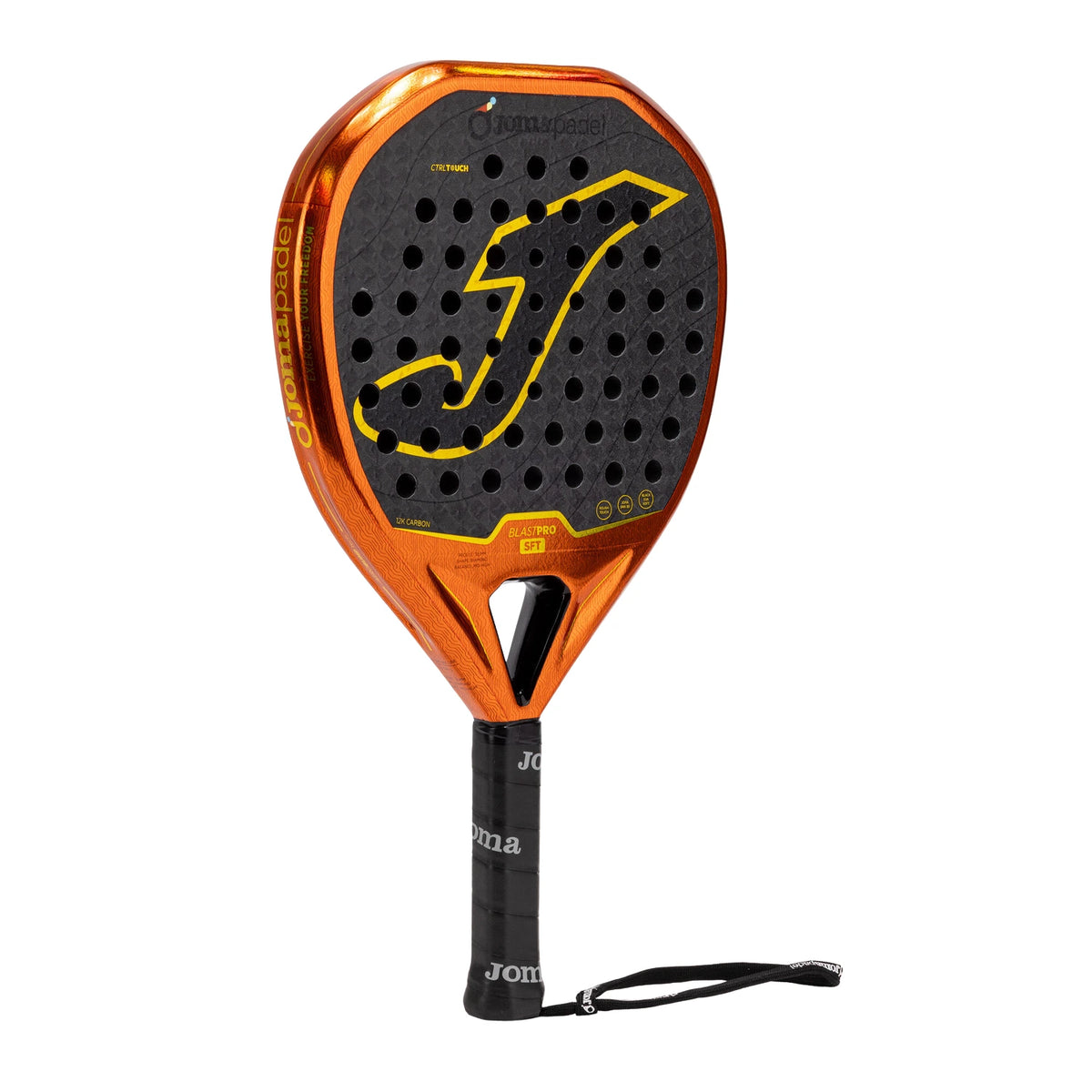 Joma Blast Pro Sft 2026 padelracket, schuin vooraanzicht