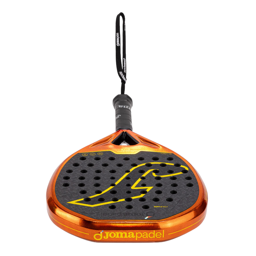 Bovenaanzicht van het Joma Blast Pro Sft 2026 met Jomapadel-opdruk op de framerand