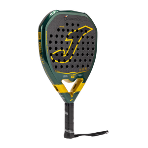 Joma Hyper Pro Sft 2026 padelracket schuin vooraanzicht, diamantvorm in groen
