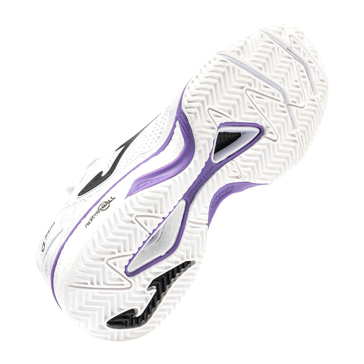 Joma Slam Classic 2026 White Purple Dames zool