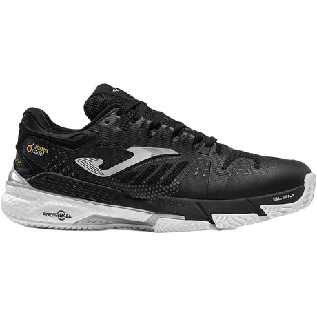 Joma Slam Classic in zwart met wit logo, zijaanzicht buitenkant