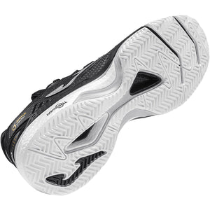 Witte visgraat-buitenzool van de zwarte Joma Slam Classic Black