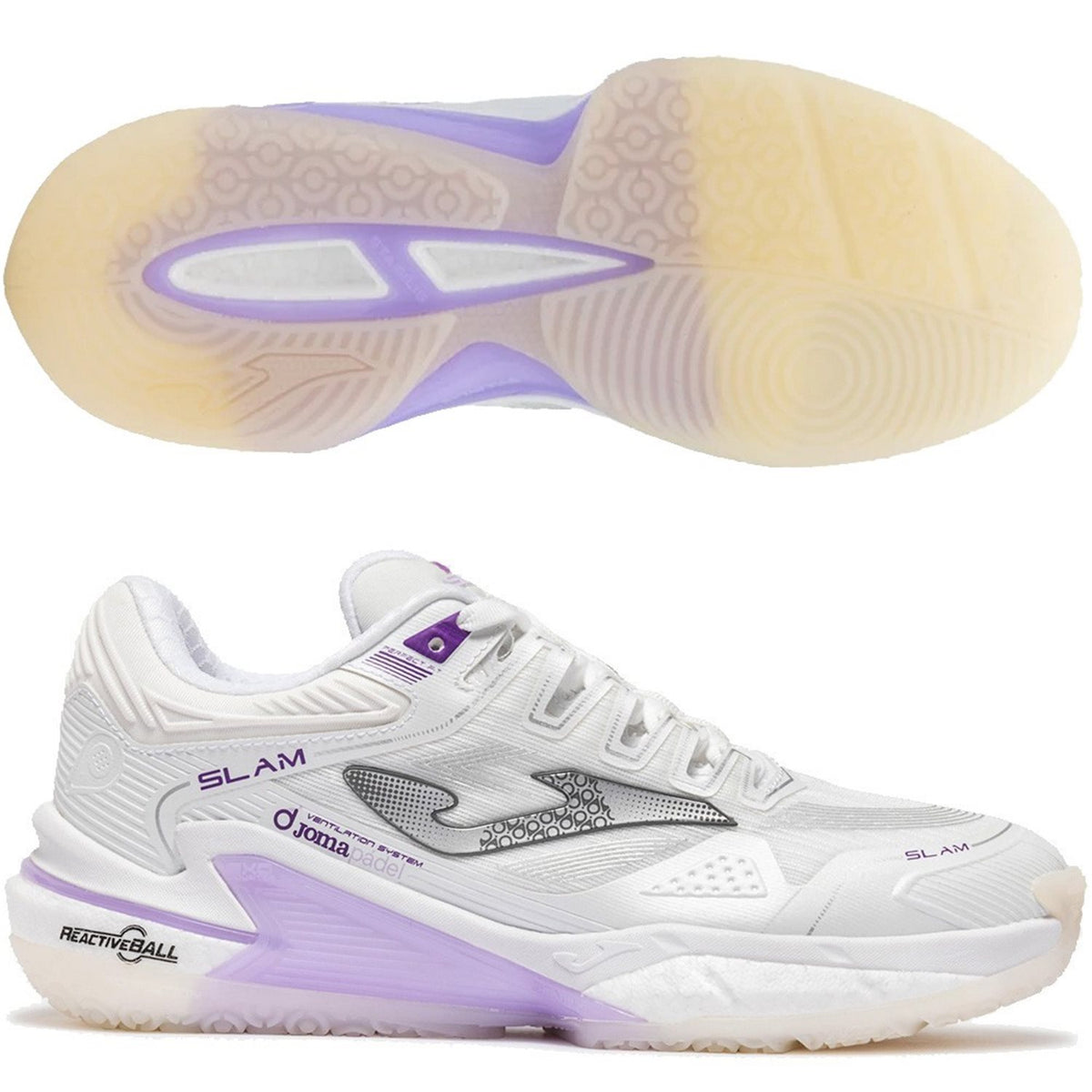 Joma Slam Lady 2026 White padelschoen