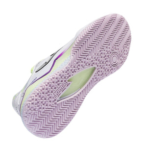 Lila zool van de Joma Spin Lady 2026 met limegroen middenstuk