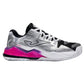 Joma Spin Lady 2026 in wit met zilver en fuchsia, zijaanzicht buitenkant