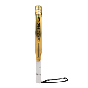 Zijaanzicht van de Joma Valkiria Pro Sft 2026 met gouden framerand