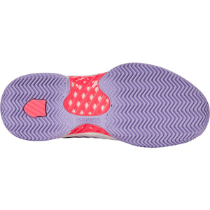 Lila zool van de K-Swiss Express Light 3 Clay W met roze middenstuk