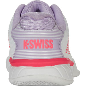 Achteraanzicht van de K-Swiss Hypercourt Express 2 Clay W met K-Swiss-logo