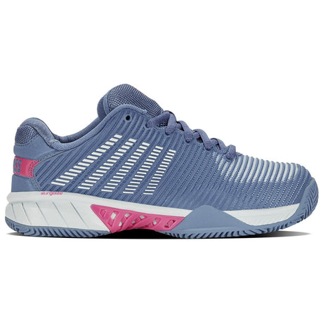 K-Swiss Hypercourt Express 2 HB Purple/Pink, zijaanzicht buitenkant