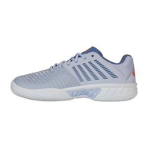 Binnenzijde van de K-Swiss Express Light 3 Clay Arctic/Infinity/Scarlet met oranje accent