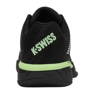 K-Swiss Express Light 3 Clay Black/Soft Neon Green, achteraanzicht met gewatteerde enkelkraag