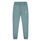 Vooraanzicht van de grijsgroene Malelions Sport Ace Trackpants met elastische enkelboord