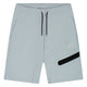 Malelions Sport Counter short in lichtblauwgrijs met zwarte ritszak