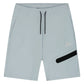 Malelions Sport Counter short in lichtblauwgrijs met zwarte ritszak