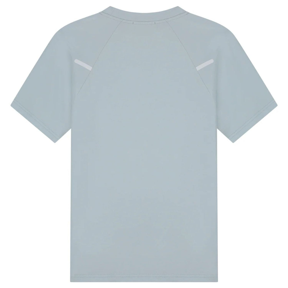 Achterzijde van het lichtblauwgrijze Malelions Sport Counter T-Shirt