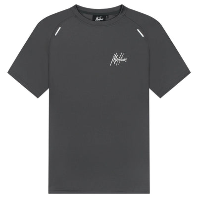 Malelions Sport Pique T-shirt Charcoal