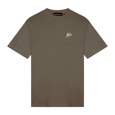 Malelions Sport Regular Running T-Shirt Khaki