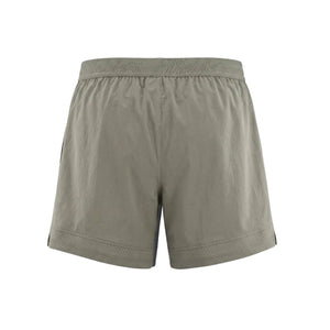 Achterzijde van de olijfgroene Malelions Sport Running Shorts
