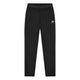Malelions Sport running trackpants voor heren in zwart, vooraanzicht met logo