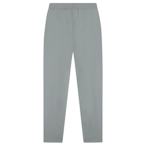Achterzijde van de grijsblauwe Malelions Sport running trackpants, effen