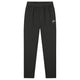 Malelions Sport running trackpants in antracietgrijs, vooraanzicht met wit logo