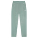 Malelions Sport running trackpants voor heren in mintgroen, vooraanzicht met logo