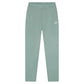 Malelions Sport running trackpants voor heren in mintgroen, vooraanzicht met logo