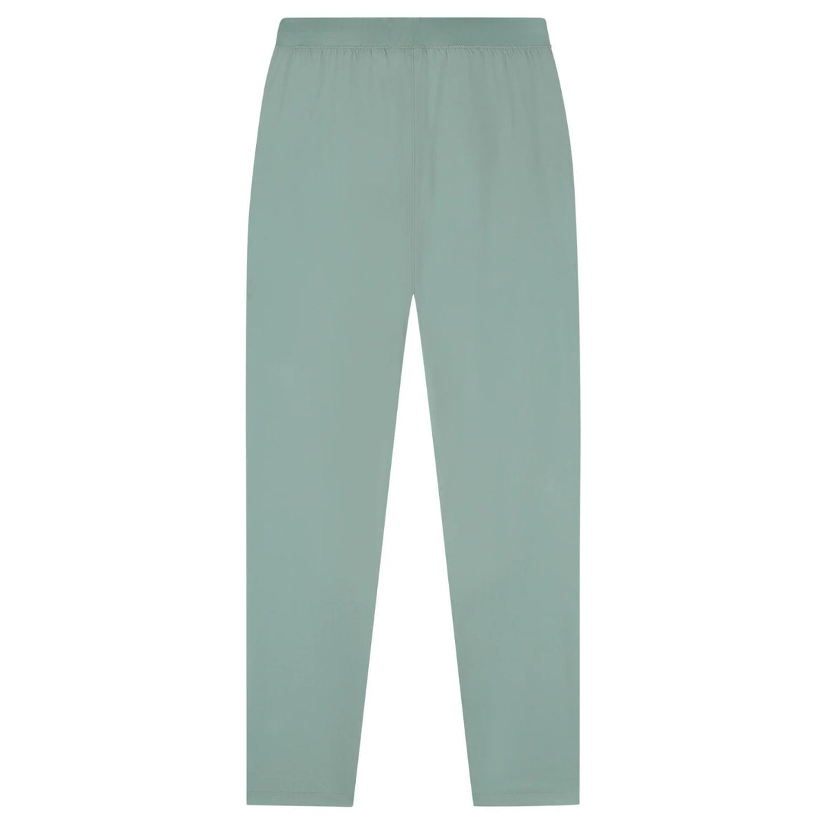 Achterzijde van de mintgroene Malelions Sport running trackpants met elastische taille