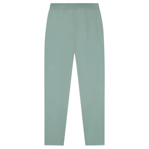 Achterzijde van de mintgroene Malelions Sport running trackpants met elastische taille