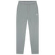 Malelions Sport running trackpants voor heren in grijsblauw, vooraanzicht met logo
