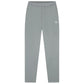 Malelions Sport running trackpants voor heren in grijsblauw, vooraanzicht met logo