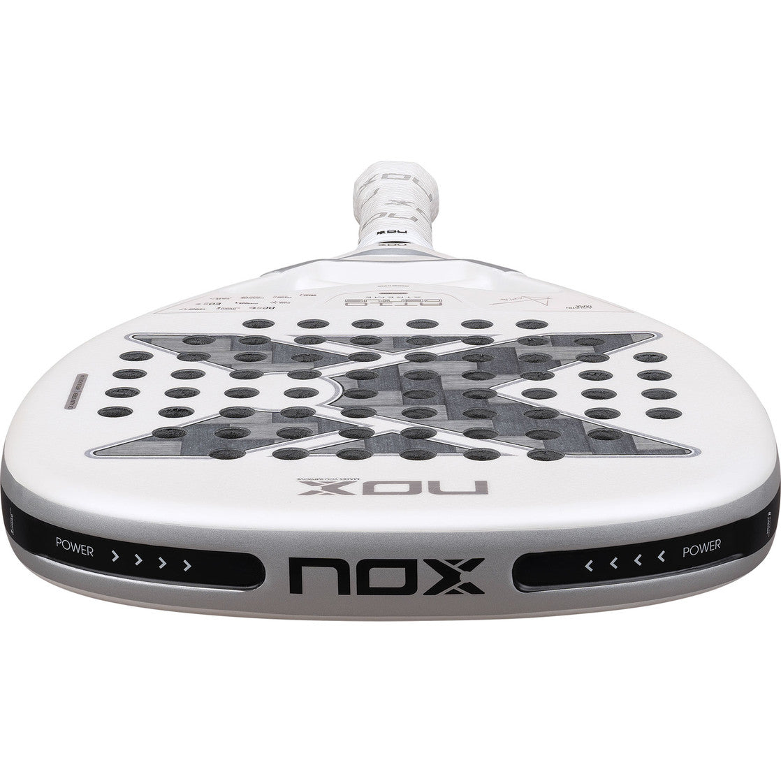 Bovenaanzicht van de NOX At10 Genius Attack 12K Xtrem 2026 met zwarte framerand