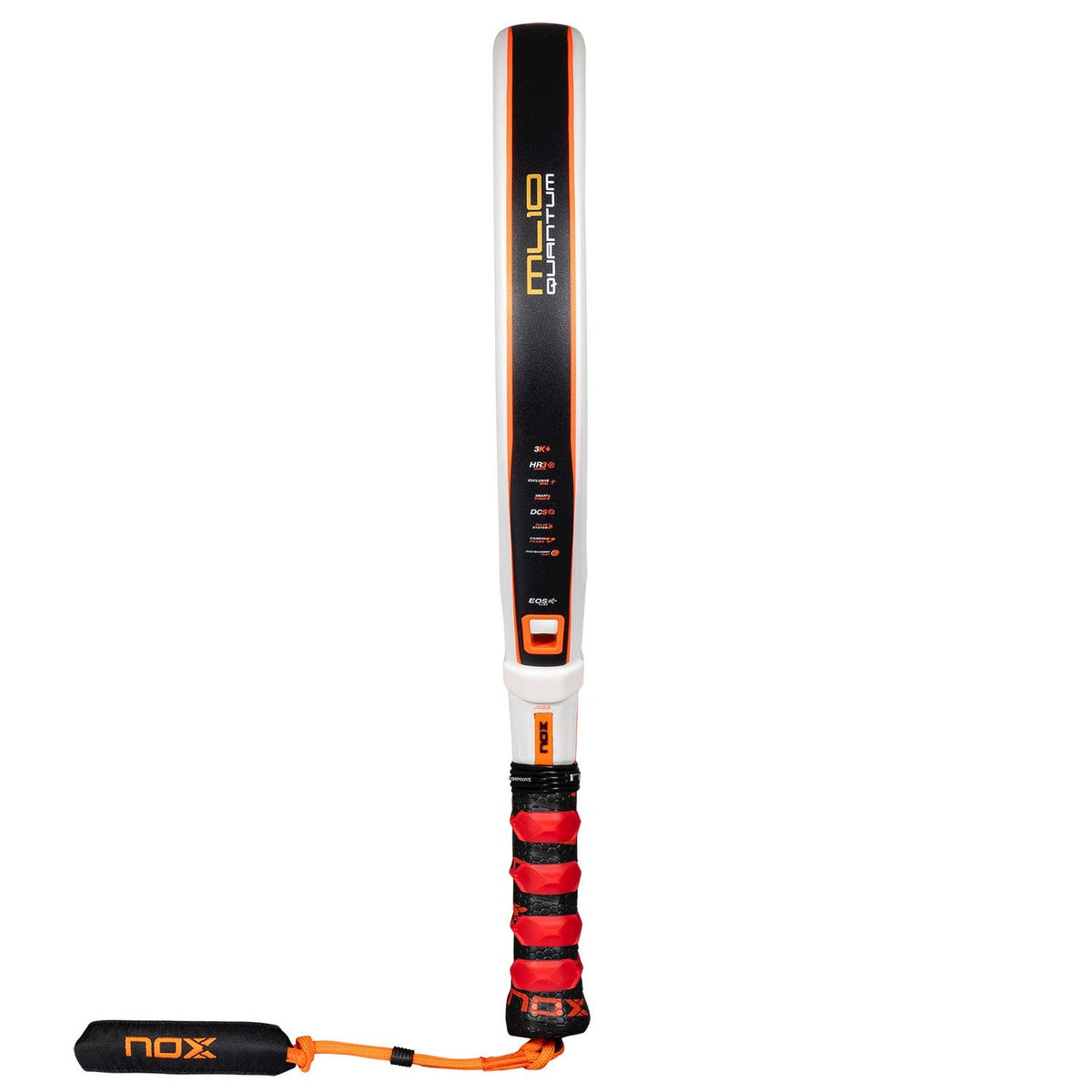 Zijaanzicht van de NOX ML10 Quantum 3K over de volle lengte met oranje bies