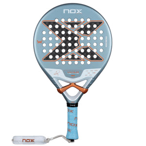NOX VK 10 Ventus Control 12K 2026 padelracket in lichtblauw met koper, vooraanzicht