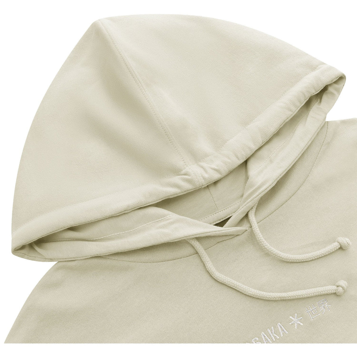 Osaka Cropped Hoodie Warm Grey - 